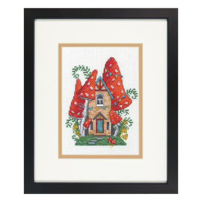 Dimensions Forest House Counted Cross Stitch Kit, 5" x 7"