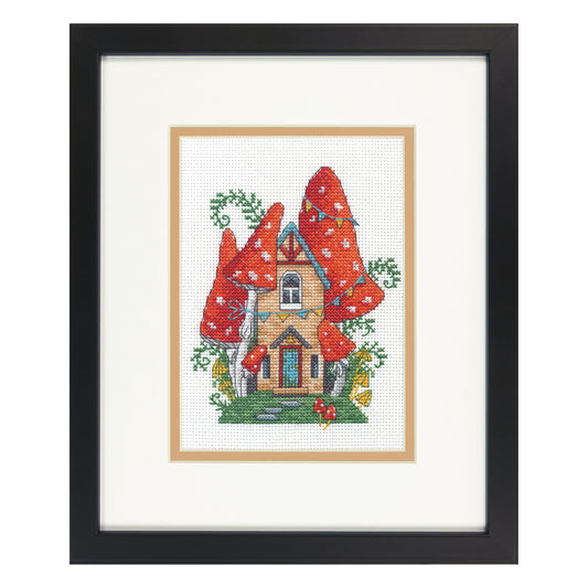 Dimensions Forest House Counted Cross Stitch Kit, 5" x 7"