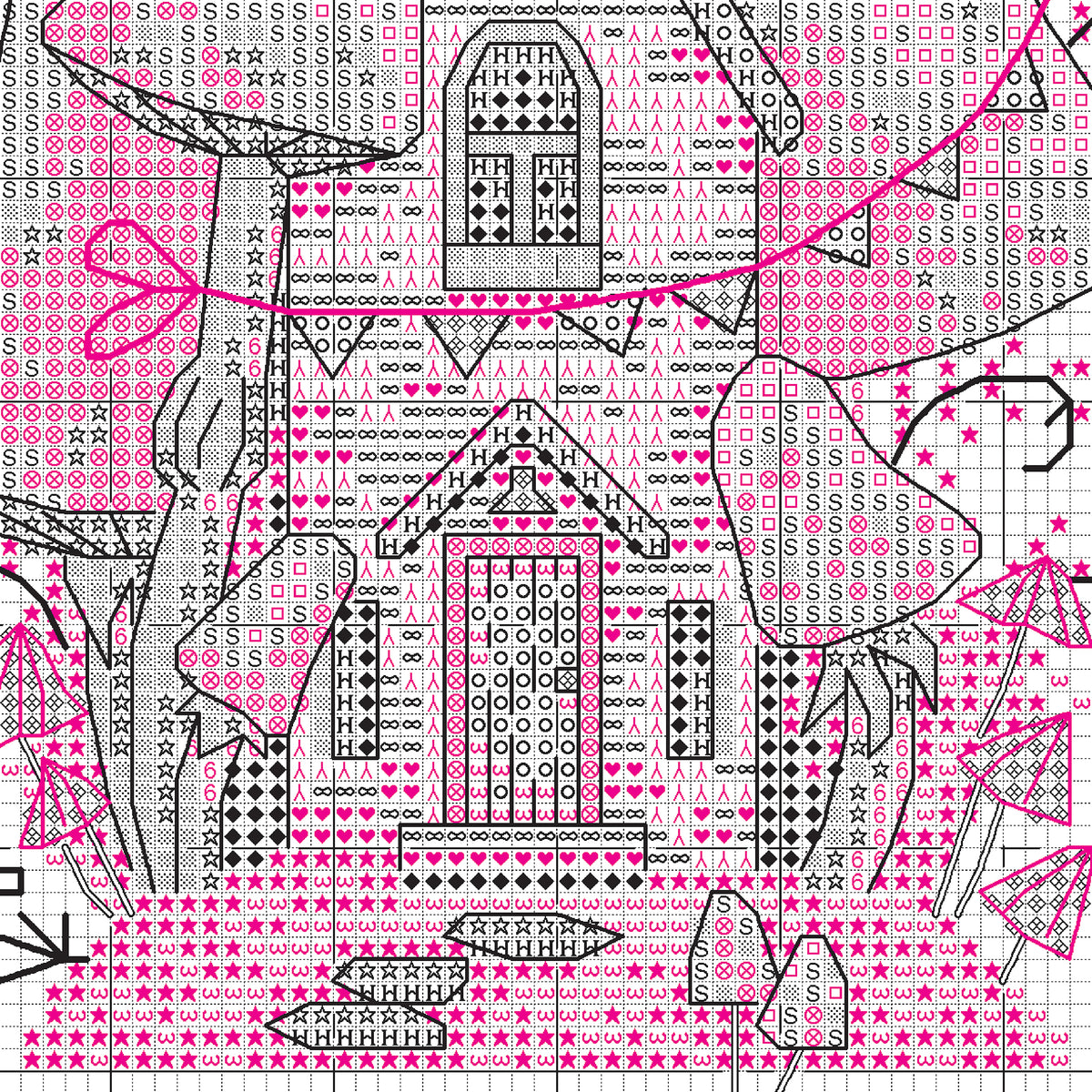 Dimensions Forest House Counted Cross Stitch Kit, 5" x 7"