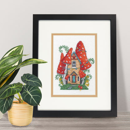 Dimensions Forest House Counted Cross Stitch Kit, 5" x 7"