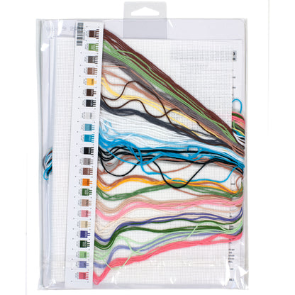 Dimensions Pet Friends Birth Record Counted Cross Stitch Kit, 12" x 9"