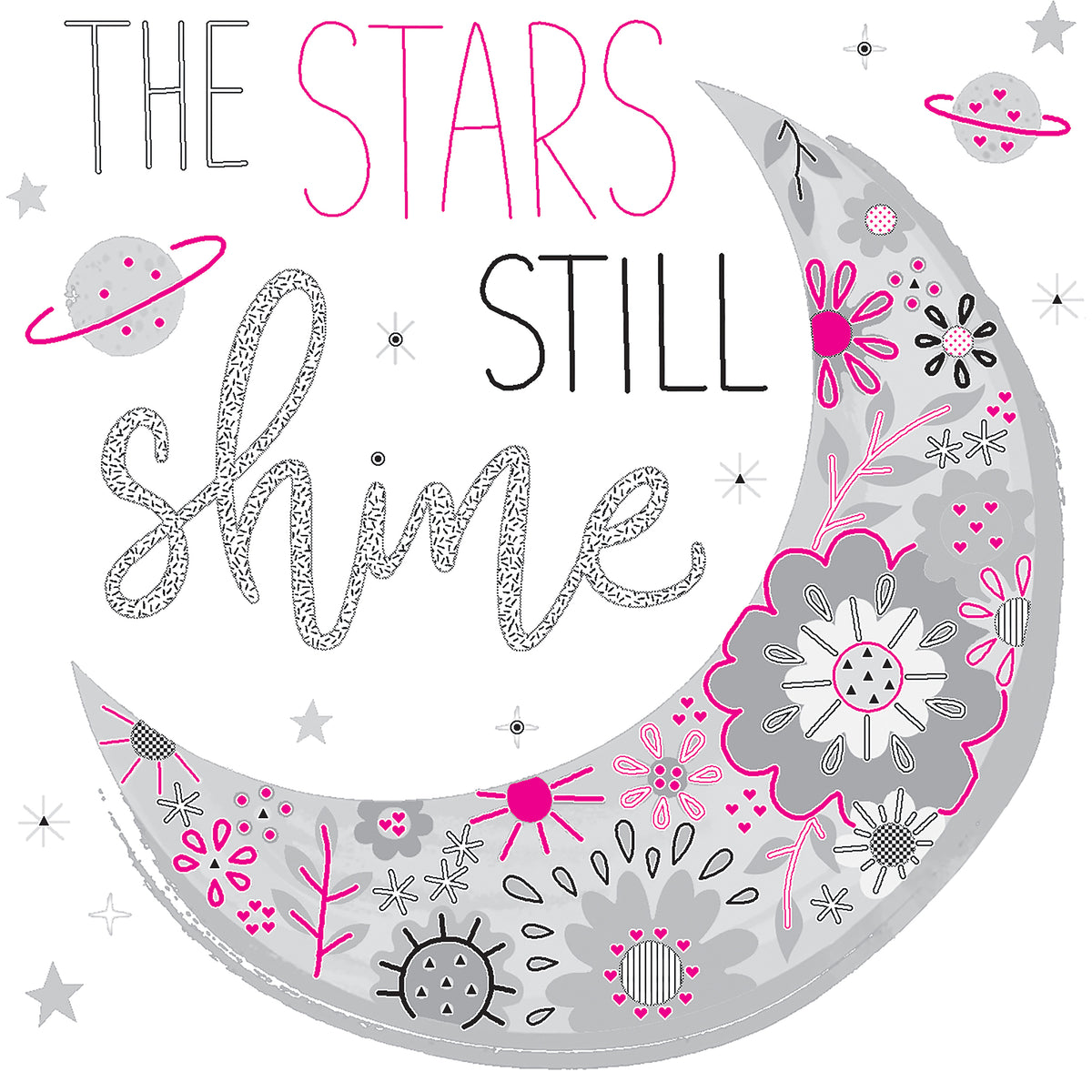 Dimensions Stars Shine Embroidery Kit, 5" x 7"