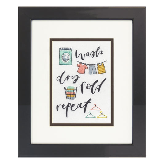 Dimensions Wash Dry Fold Embroidery Kit, 5" x 7"