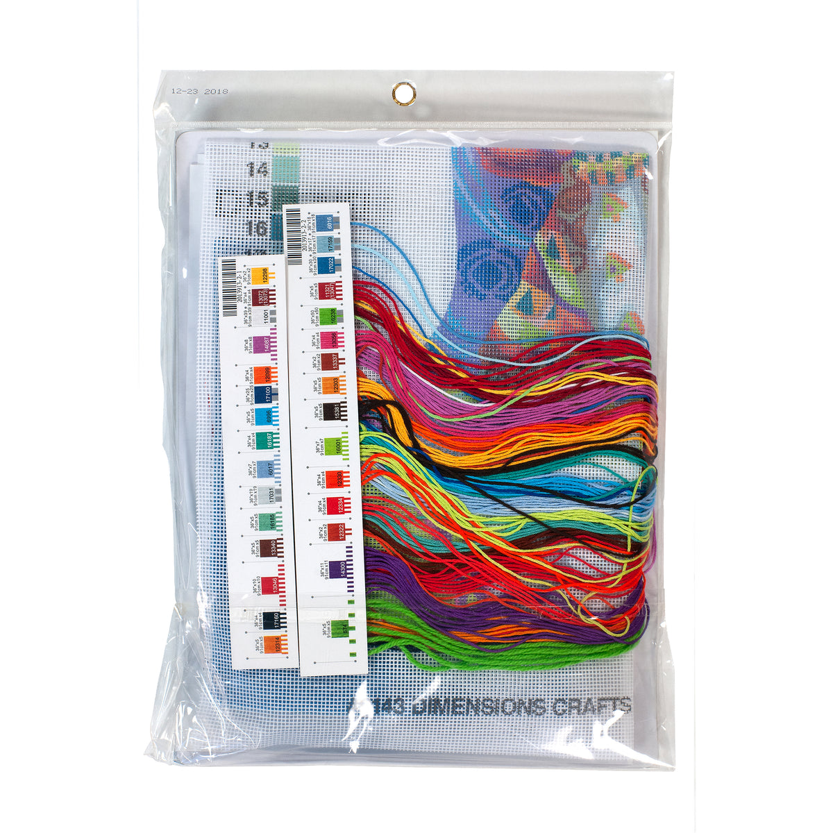 Dimensions Happy Snowman Stocking Needlepoint Kit, 16" long