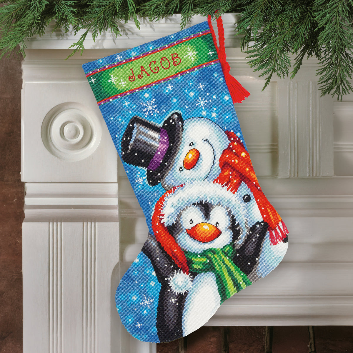 Dimensions Polar Pals Stocking Needlepoint Kit, 16" long