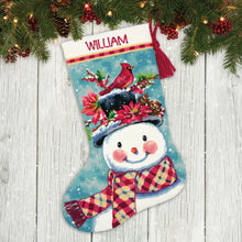 Dimensions Seasonal Snowman Stocking Needlepoint Kit, 16" long