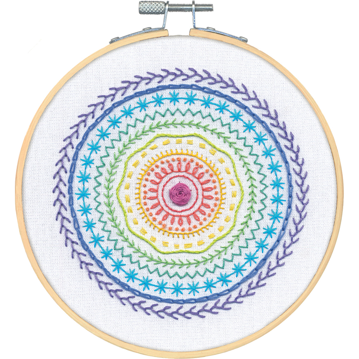 Dimensions Circular Sampler Embroidery Kit, 6" diameter