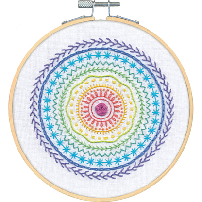 Dimensions Circular Sampler Embroidery Kit, 6" diameter