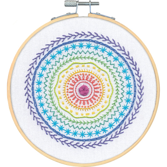 Dimensions Circular Sampler Embroidery Kit, 6" diameter
