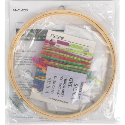 Dimensions Circular Sampler Embroidery Kit, 6" diameter