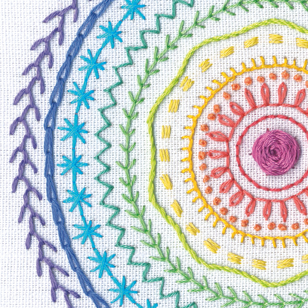 Dimensions Circular Sampler Embroidery Kit, 6" diameter