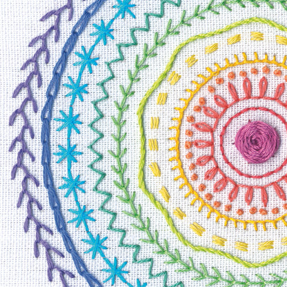 Dimensions Circular Sampler Embroidery Kit, 6" diameter
