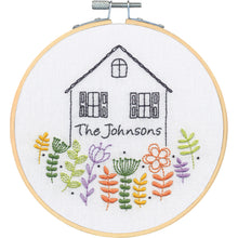 Dimensions Welcome Home Embroidery Kit, 6" diameter