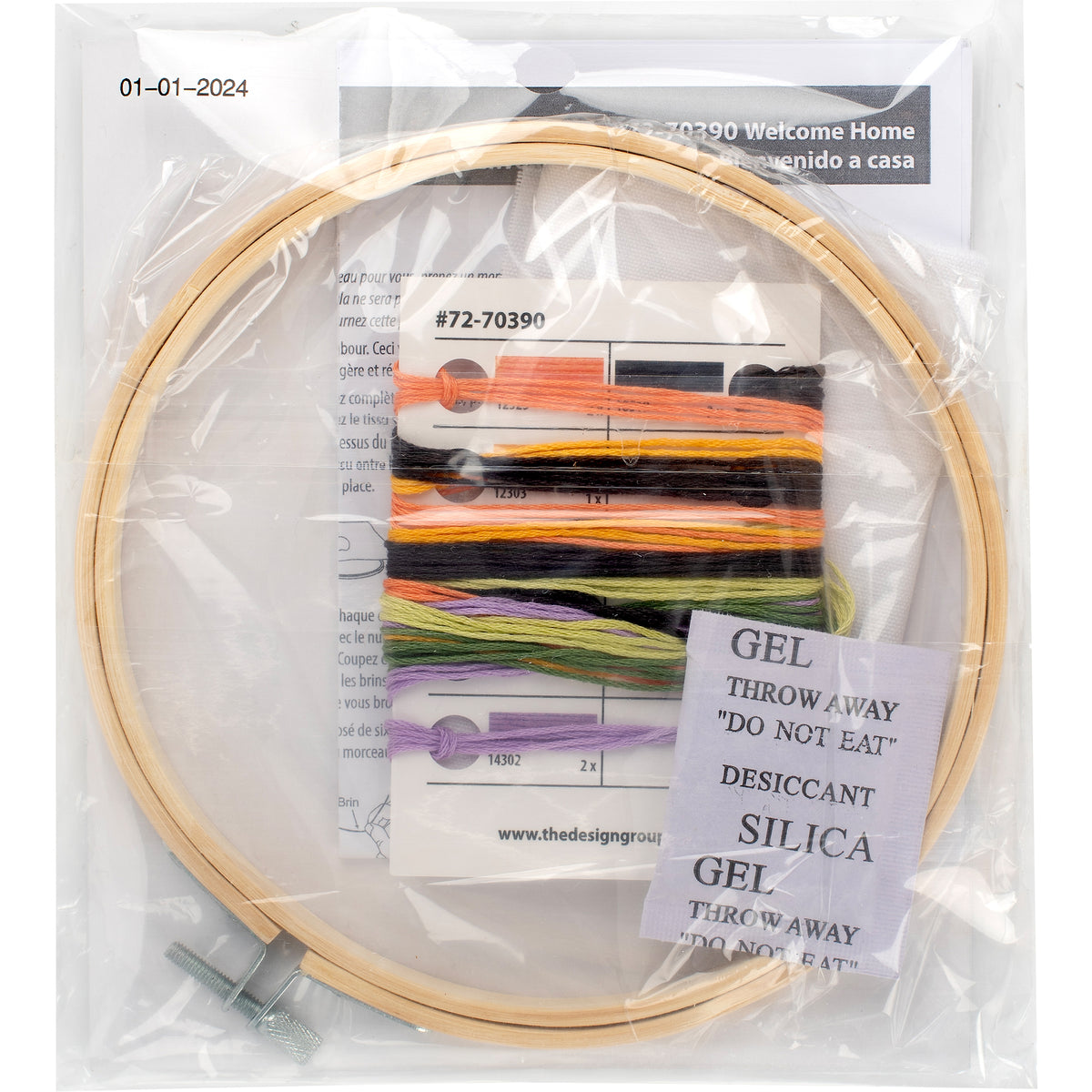 Dimensions Welcome Home Embroidery Kit, 6" diameter