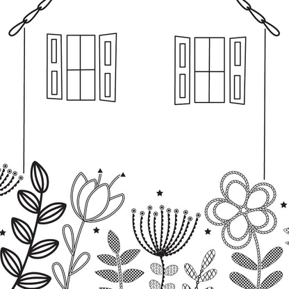 Dimensions Welcome Home Embroidery Kit, 6" diameter
