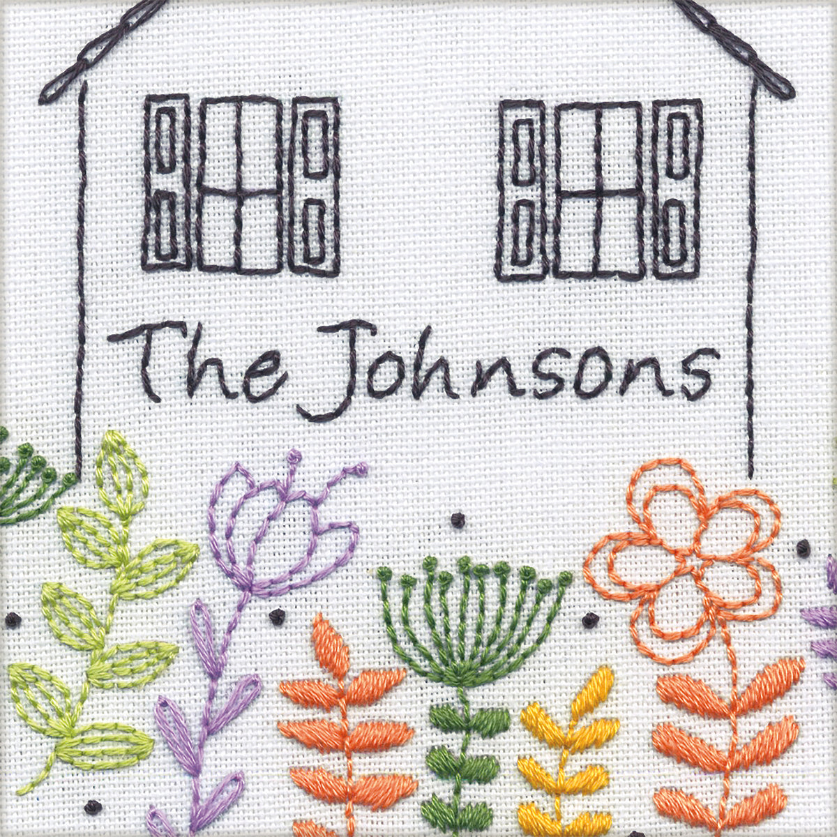 Dimensions Welcome Home Embroidery Kit, 6" diameter