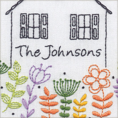 Dimensions Welcome Home Embroidery Kit, 6" diameter