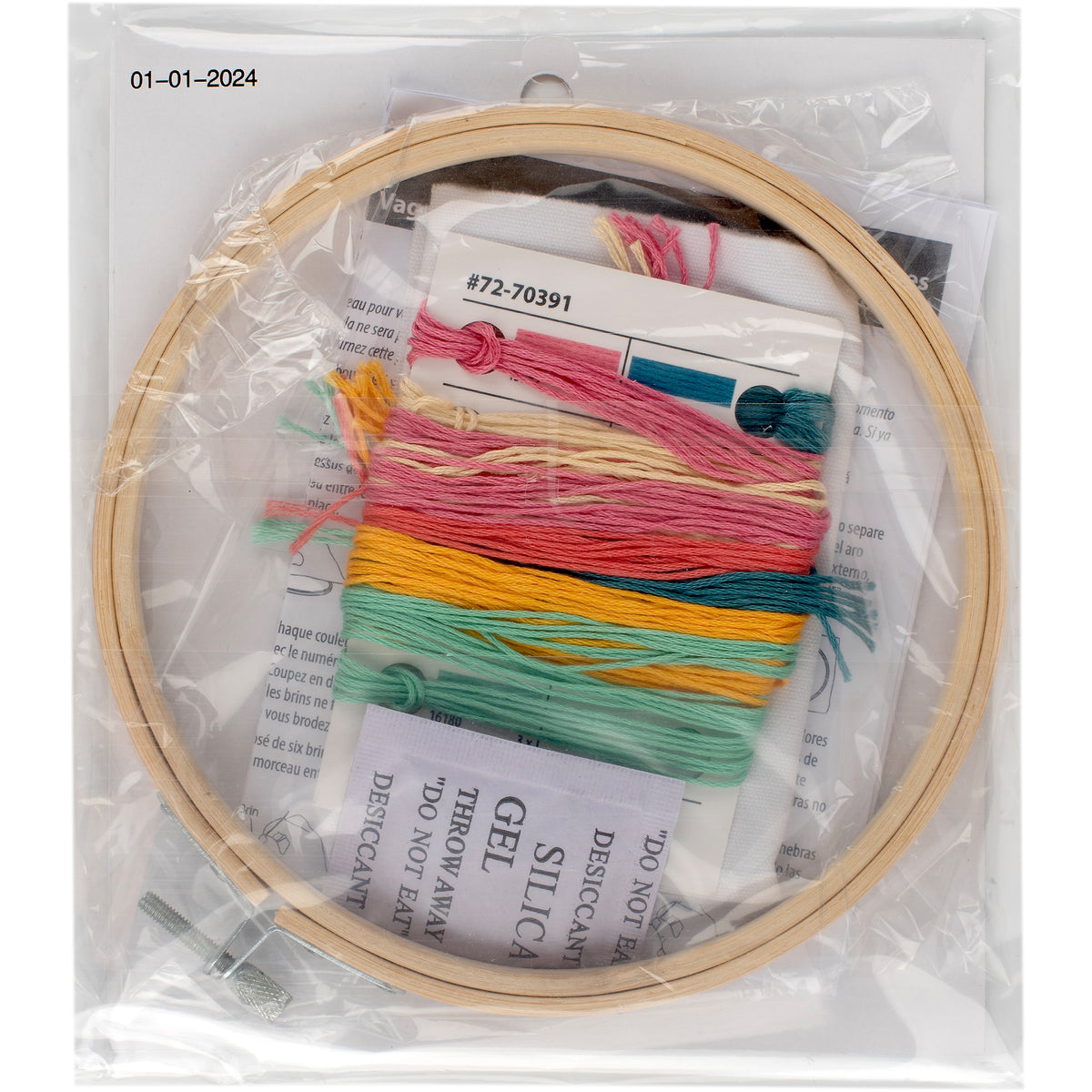 Dimensions Sunset Waves Embroidery Kit, 6" diameter