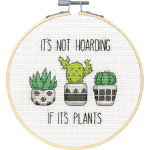 Dimensions It's Not Hoarding Counted Cross Stitch Kit, 6" diameter