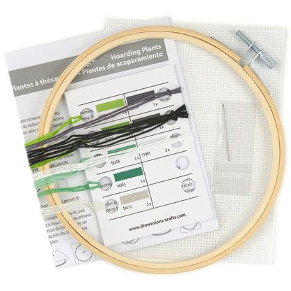Dimensions It's Not Hoarding Counted Cross Stitch Kit, 6" diameter