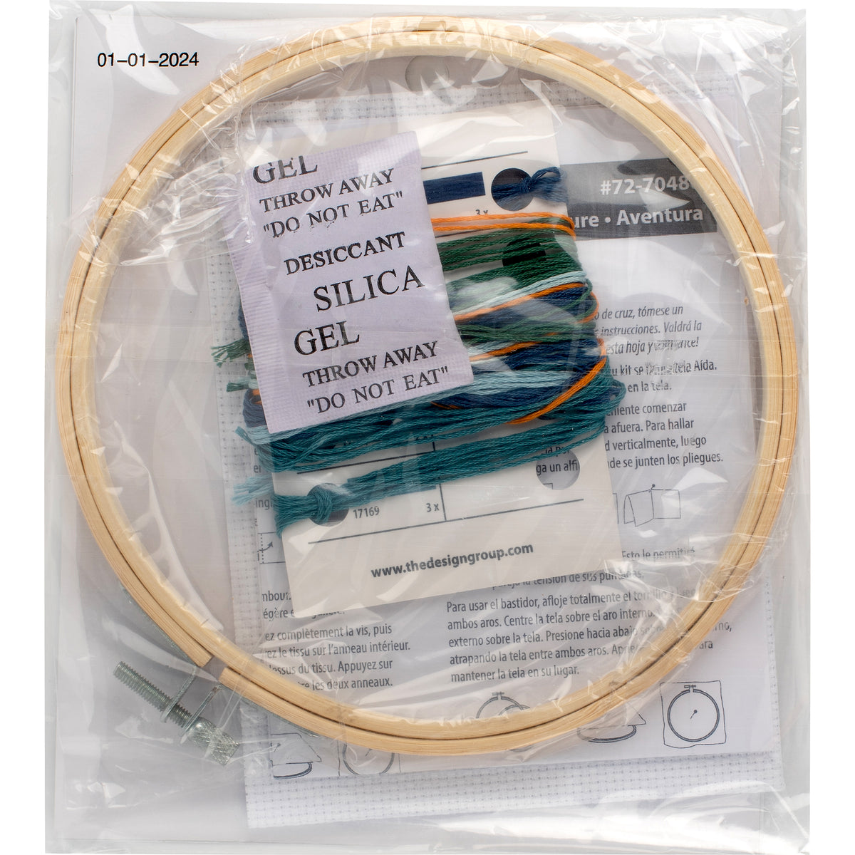 Dimensions Adventure Awaits Counted Cross Stitch Kit, 6" diameter