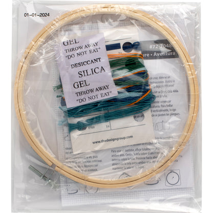 Dimensions Adventure Awaits Counted Cross Stitch Kit, 6" diameter