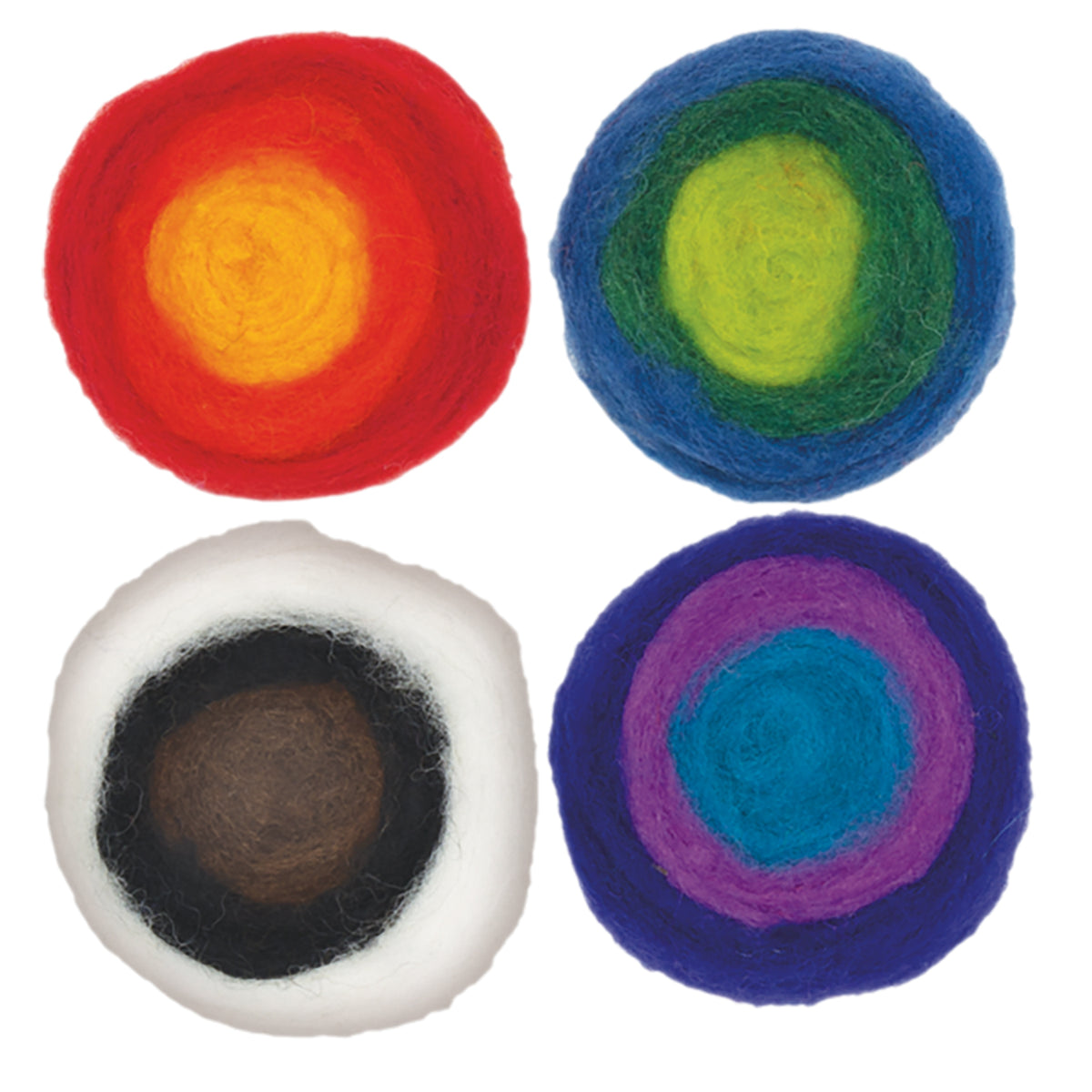 Dimensions Multicolor Wool Roving Rolls, 2 oz/56 g