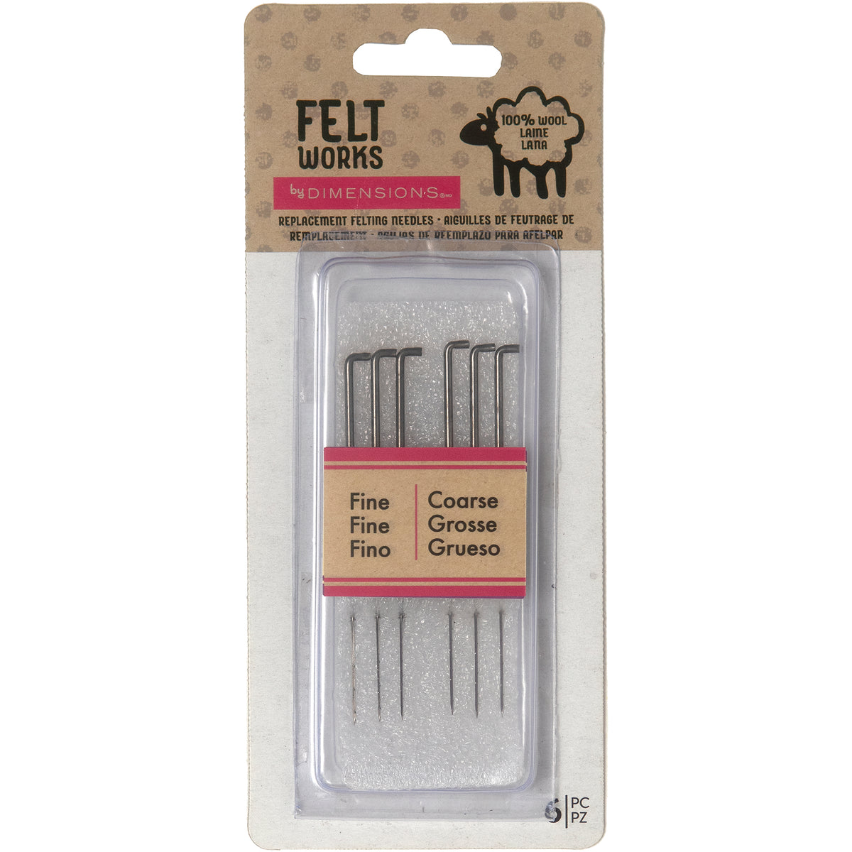 Dimensions Replacement Felting Needles, Pack of 6