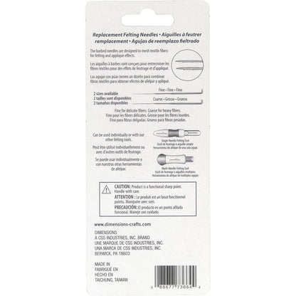 Dimensions Replacement Felting Needles, Pack of 6