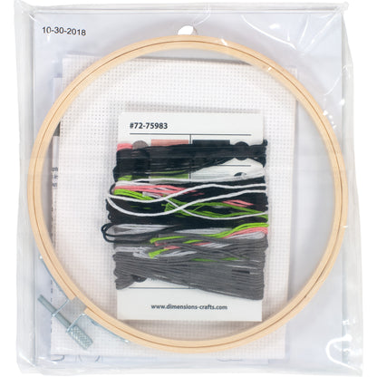 Dimensions Meow Counted Cross Stitch Kit, 6" diameter