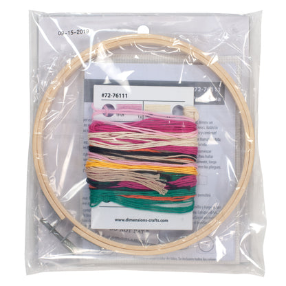 Dimensions No Probllama Counted Cross Stitch Kit, 6" diameter