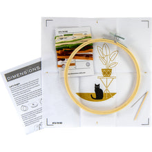 Dimensions Cat Embroidery Kit, 6" diameter