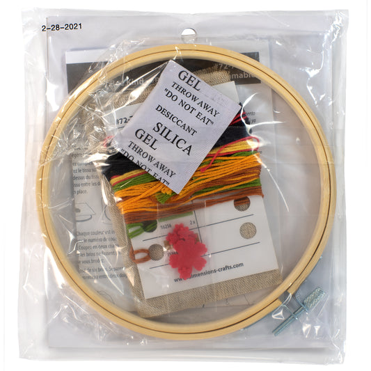 Dimensions Bee Kind Embroidery Kit, 6" diameter