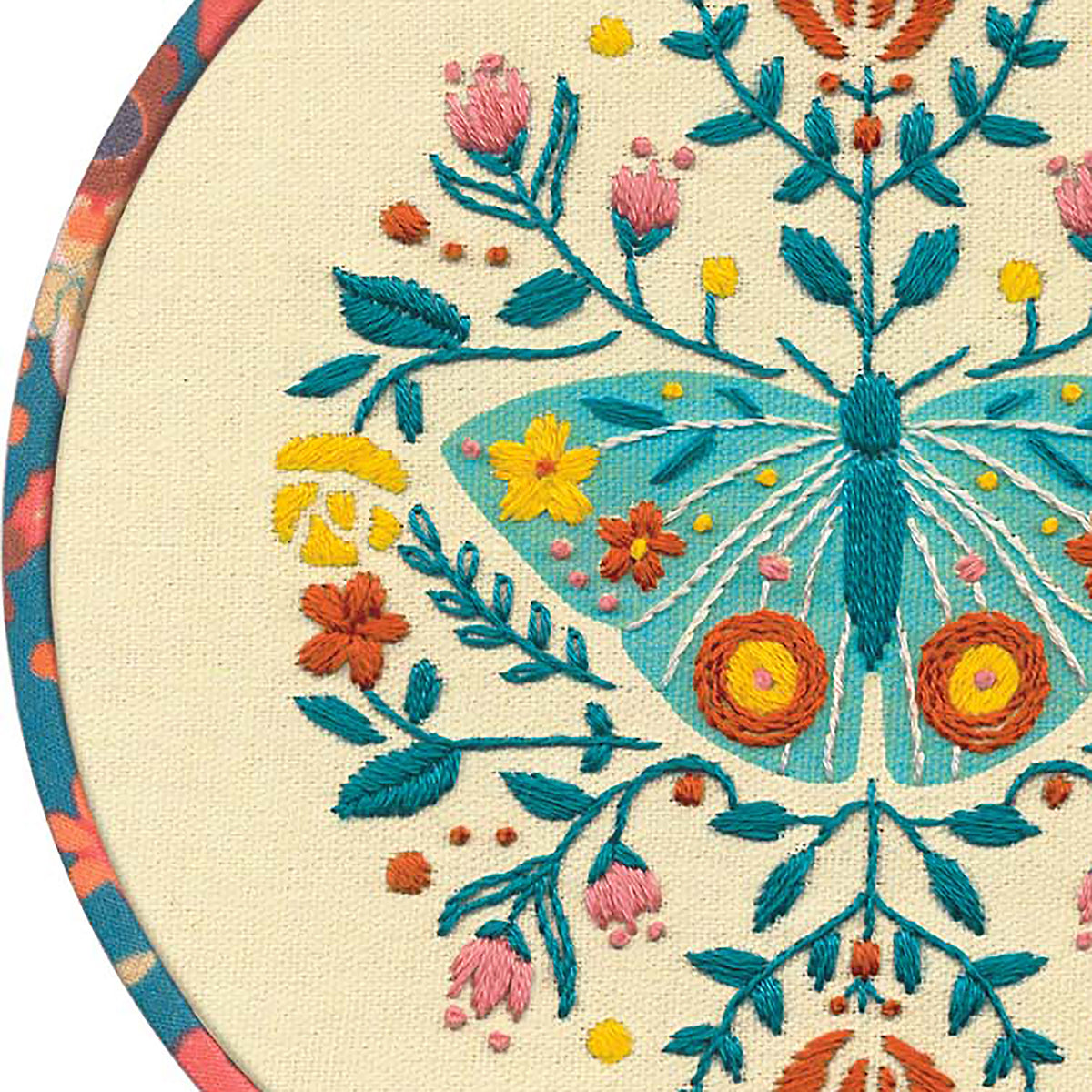Dimensions Moth Embroidery Kit, 6" diameter