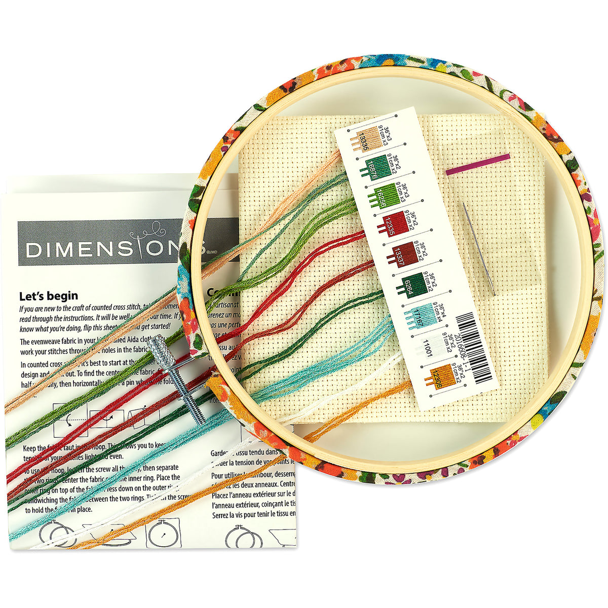 Dimensions Gnome Counted Cross Stitch Kit, 6" diameter