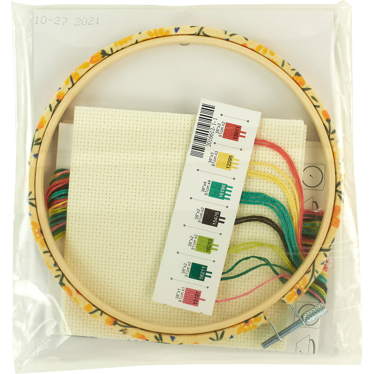 Dimensions Watering Can Counted Cross Stitch Kit, 6" diameter
