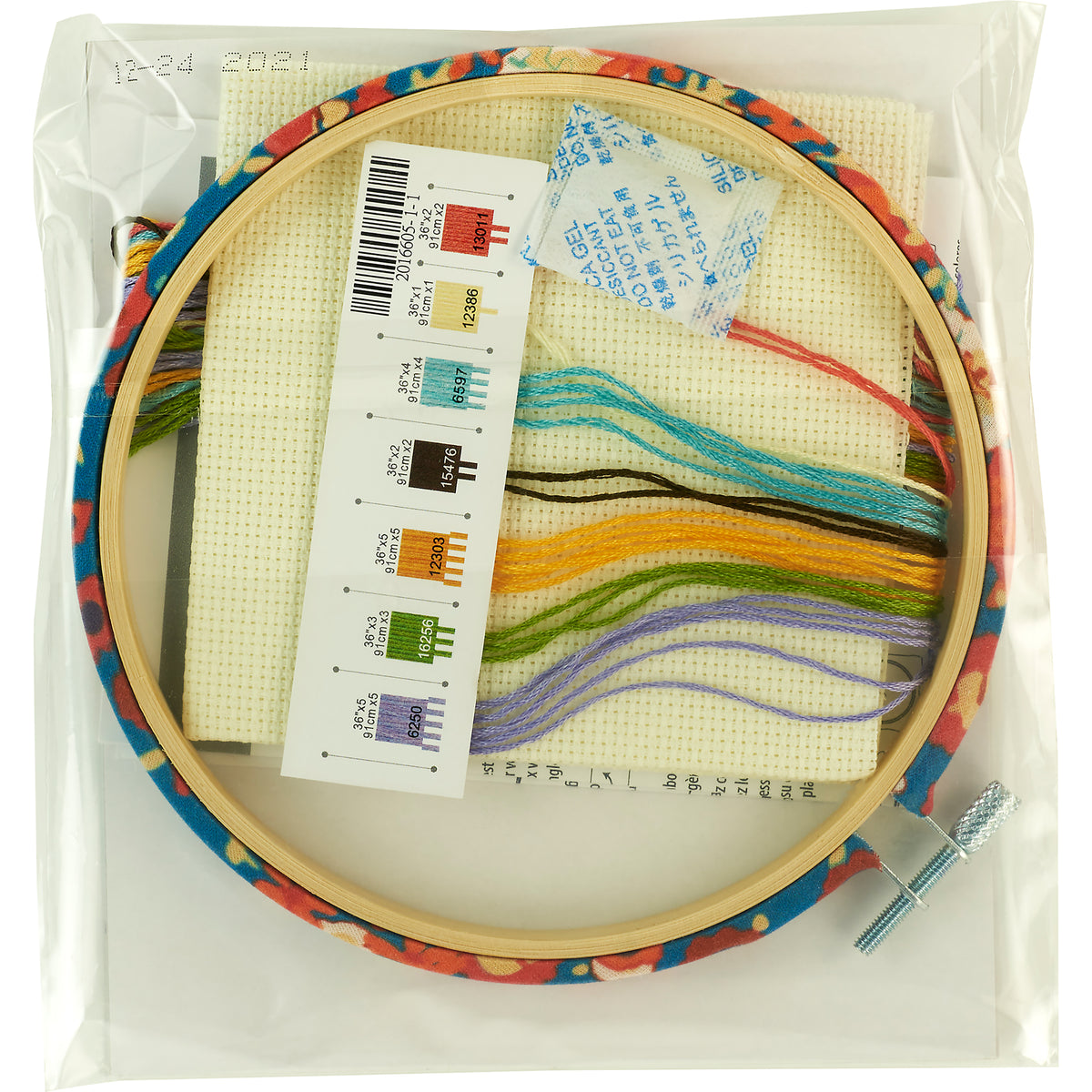 Dimensions Floral Boots Counted Cross Stitch Kit, 6" diameter
