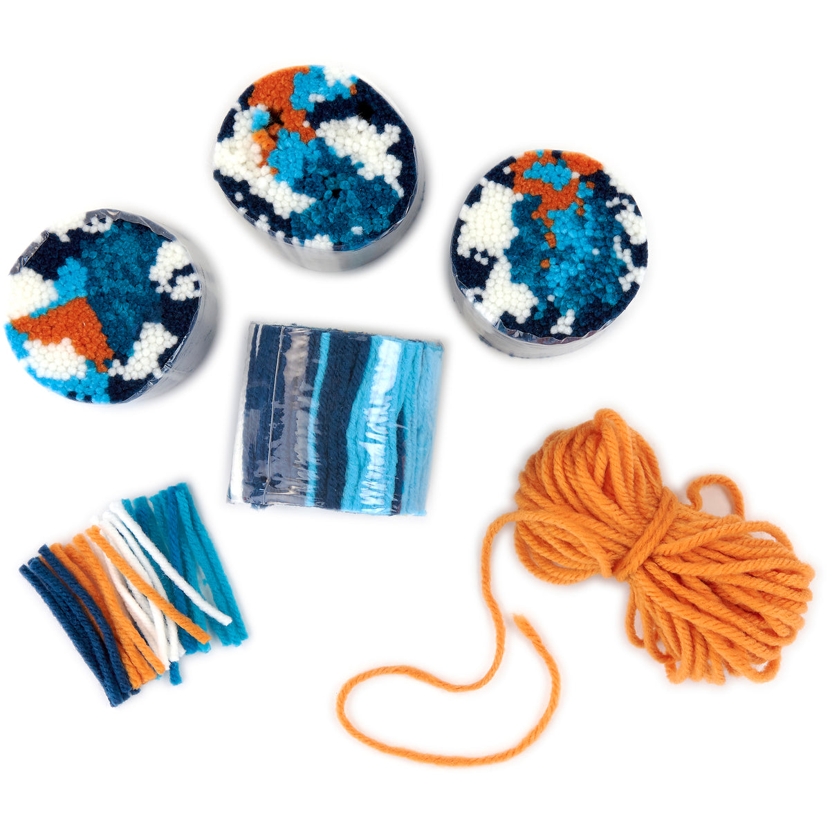 Dimensions Sunset Latch Hook Kit, 10" x 12" excluding fringe