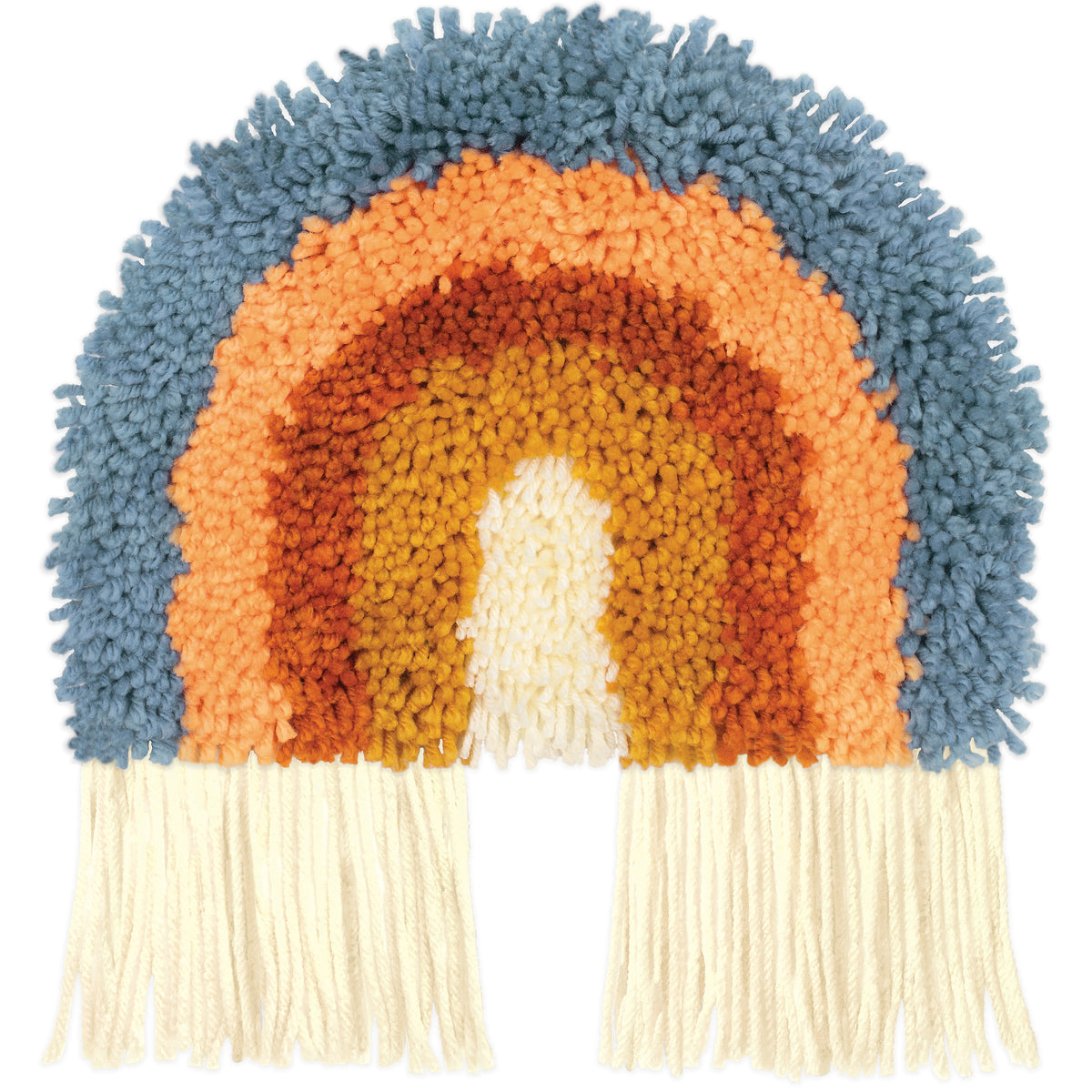 Dimensions Rainbow Latch Hook Kit, 12" x 9" excluding fringe