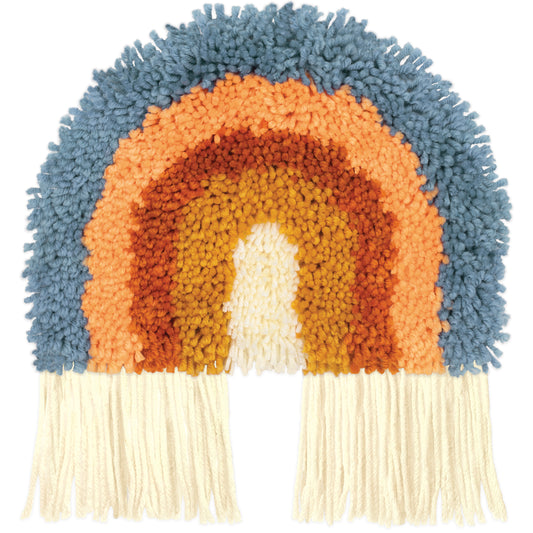 Dimensions Rainbow Latch Hook Kit, 12" x 9" excluding fringe