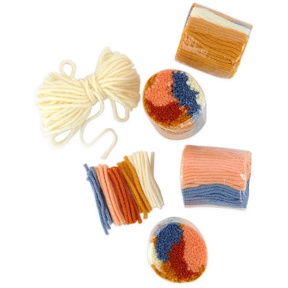 Dimensions Rainbow Latch Hook Kit, 12" x 9" excluding fringe