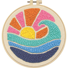 Dimensions Waves Punch Needle Kit, 8" diameter