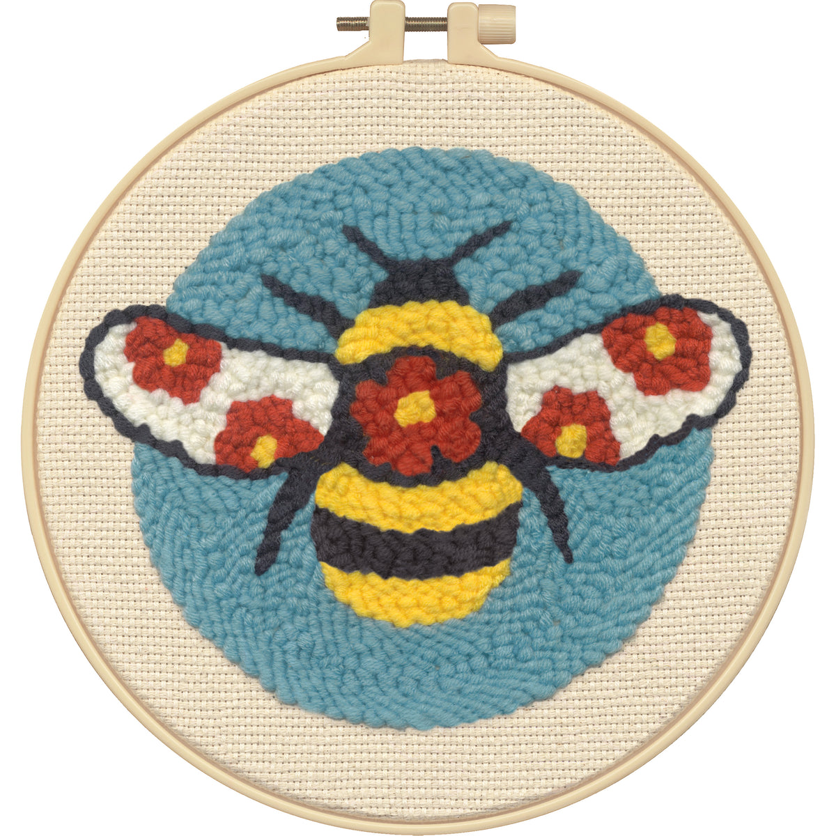 Dimensions Bee Punch Needle Kit, 8" diameter