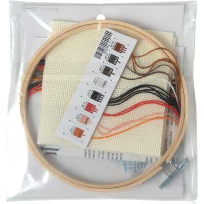 Harry Potter Hogwarts Counted Cross Stitch Kit from Dimensions, 6" diameter