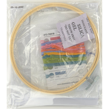 Dimensions Be You Counted Cross Stitch Kit, 6" diameter