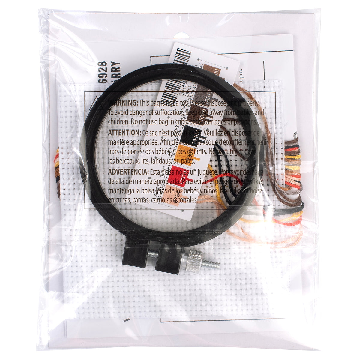 Chibi Harry Potter Counted Cross Stitch Kit from Dimensions, 3" diameter