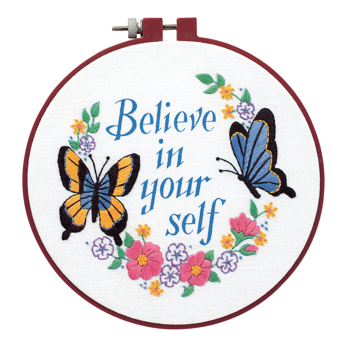 Dimensions Be Yourself Embroidery Kit, 6" diameter