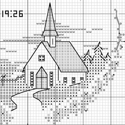 Dimensions Everything is Possible Counted Cross Stitch Kit, 6" diameter