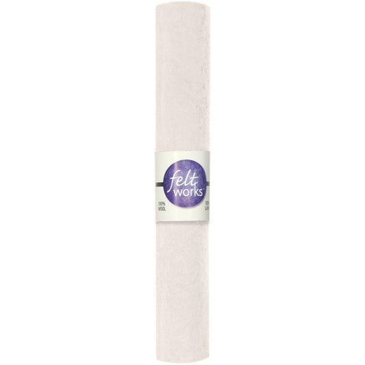 Dimensions White Wool Felt Roll, 12" x 12"