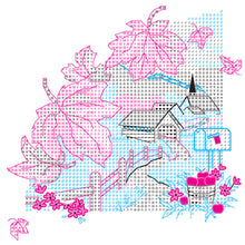 Dimensions A Season for Everything Stamped Cross Stitch Kit, 14" x 14"